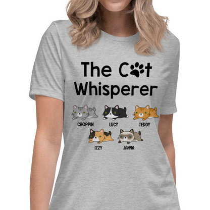 The Cat Whisperer, Custom Shirt, Personalized Gifts for Cat Lovers