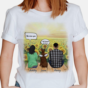 I Still Talk About You Couple, Custom Shirt For Dog Lovers, Memorial Gifts