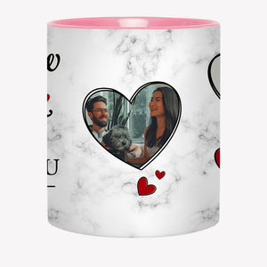 God Knew My Heart Need You, Valentine Gift, Customized Full Wrap Accent Mug, Gift For Her, Gift for Him
