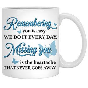 Missing You Is The Heartache, Personalized Mug, Memorial Gift, Gift For Dog Lovers