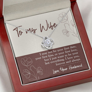 I May Not Be First Date First Kiss, Luxury Necklace, Custom Message Card Jewelry, Gifts For Her