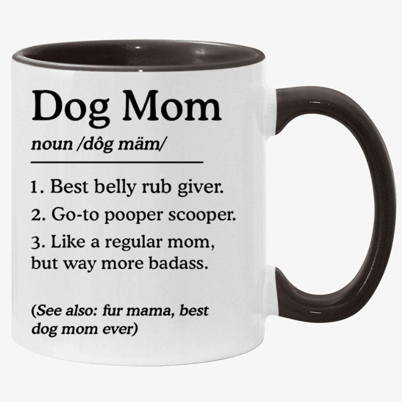 Fur Mama, Best Dog Mom Mugs, Customized Mugs for Dog Lovers