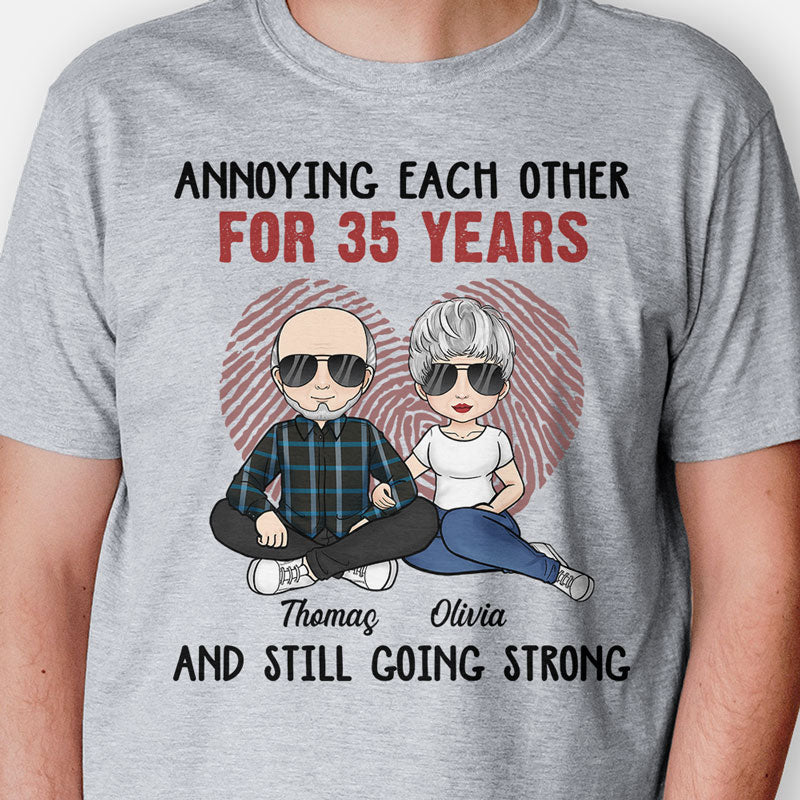 Annoying Each Other For Many Years, Personalized Unisex Shirt, Anniversary Gifts For Couple