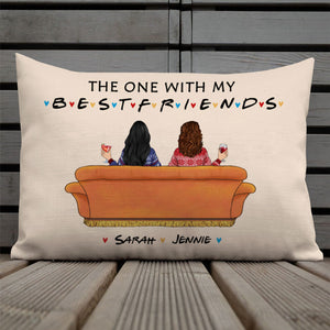 The One With My Bestfriend, Personalized Pillows, Besties Gift, Custom Gifts For Bestfriend