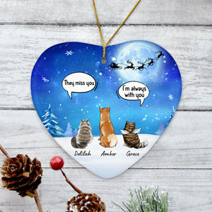 Still Talk About You, Personalized Heart Ornaments, Custom Memorial Gifts, Custom Gift for Pet Lovers
