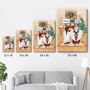 Still Talk About You Conversation, Christmas Memorial Gift, Premium Personalized Canvas Wall Art