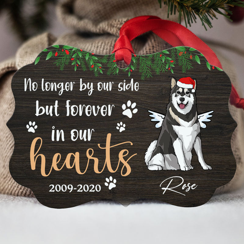 No Longer By Our Side, Personalized Aluminium Ornaments, Custom Christmas Gift