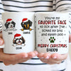 You're My Favorite Face To Lick, Customized Mug, Christmas Gift, Personalized Gift for Dog Lovers