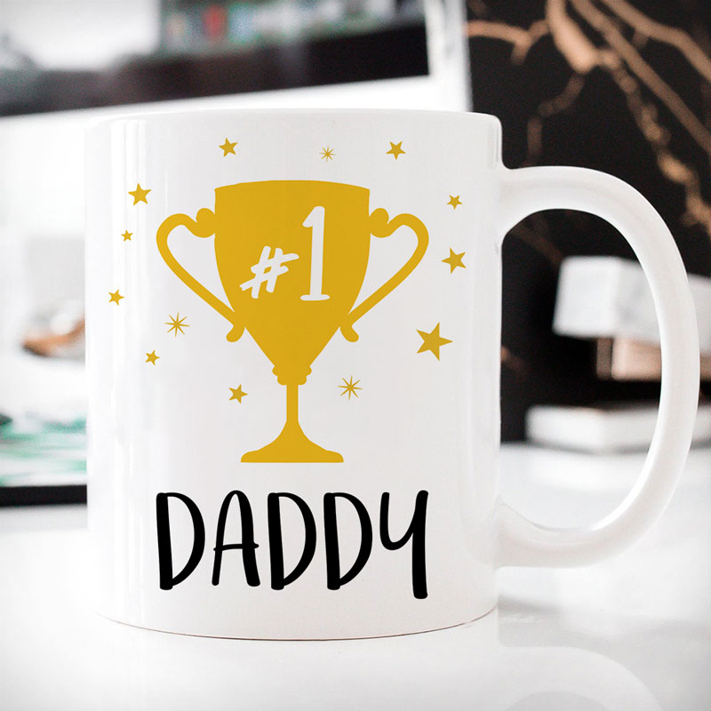 Discover Personalized First Trophy, Custom Coffee Mugs, Father's Day gift, Anniversary gifts