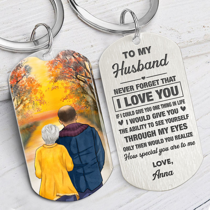 If I Could Give You One Thing In Life, Personalized Keychain, Custom Gifts For Him
