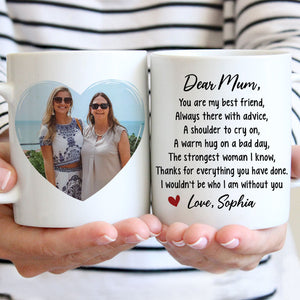 You Are My Best Friend, Personalized Mug, Mother's Day Gifts, Custom Photo