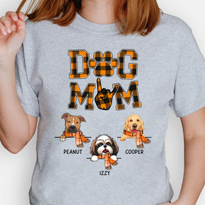 Dog Mom Autumn, Personalized Gift For Dog Mom, Custom Shirt For Dog Lovers, Personalized Gifts