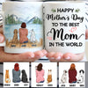 Happy Mother's Day To The Best Dog Mom In The World, Customized Mugs, Personalized Mother's Day gifts
