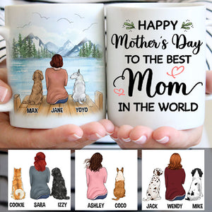 Dog mom gift, Mother's Day gift for dog lovers - Best dog mom, custom present for dog lovers