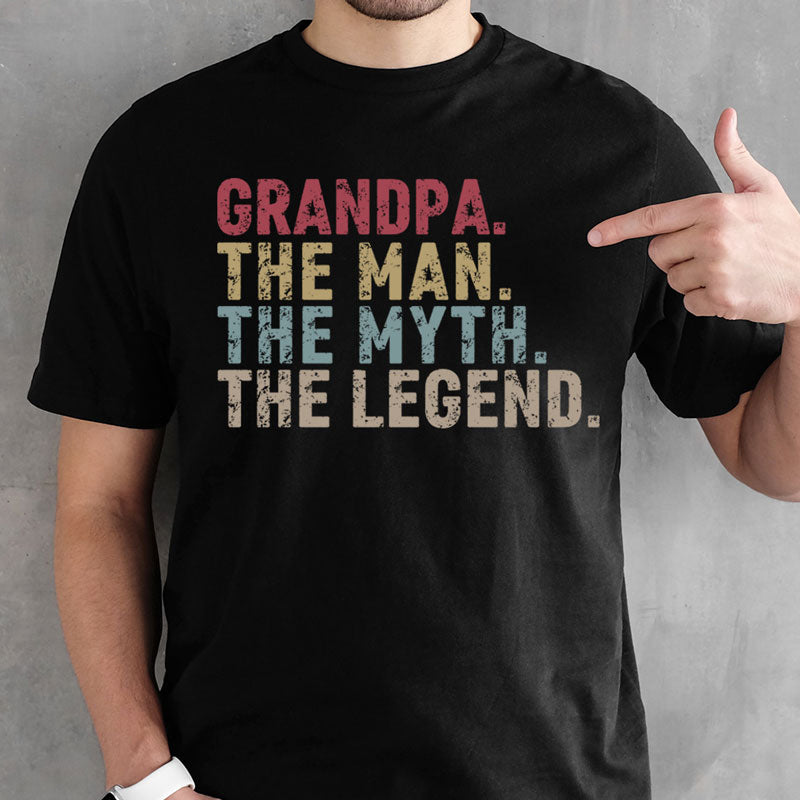 The Man The Myth The Legend, Personalized T Shirt, Custom Father's Day Gift