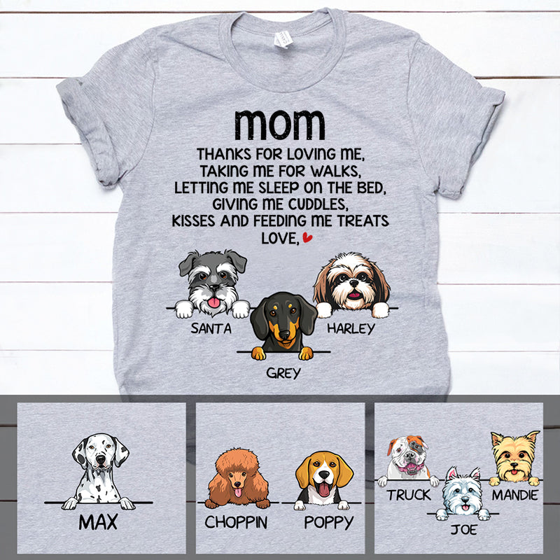 Mother's Day Gift 2023, Gift for Mom - Thanks for Not Swallowing US, Custom Photo Shirt, PersonalFury, Basic Tee / White / 3XL