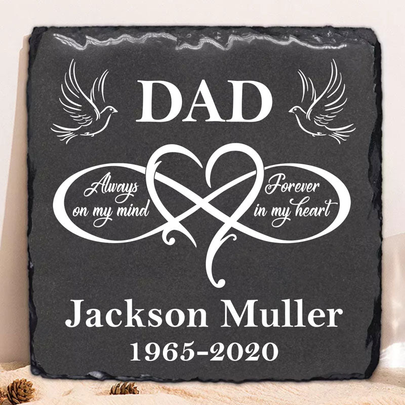 Forever In My Heart, Custom Memorial Gifts , Personalized Memorial Stone