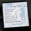 You Put Your Arms Around Me, Personalized Luxury Necklace, Message Card Jewelry, Gift For Her