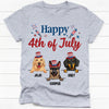Happy 4th Of July, Gift For Dog Lover, Custom Shirt For Dog Lovers, Personalized Gifts