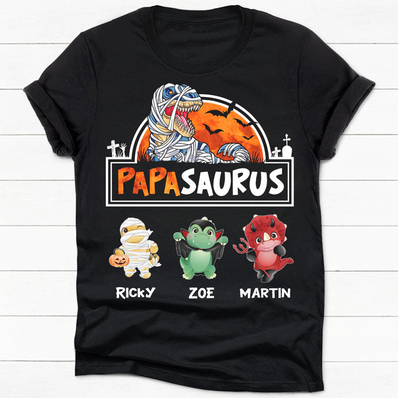 Custom Title Halloween Dinosaurs, Custom Shirt, Sweater, Hoodie, Personalized Family Gift