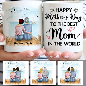 Happy Mother's Day To The Best Mom In The World, Customized Mugs, Personalized Mother's Day gifts