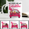 My Dog is My Valentine, Personalized Mug, Custom Gifts for Dog Lovers