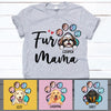 Fur Mama, Custom T Shirts, Personalized Gifts for Dog Lovers