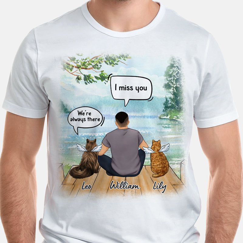 I Still Talk About You, Gift For Cat Dad, Custom Shirt For Cat Lovers, Memorial Gifts