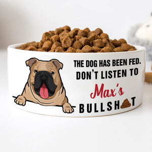Personalized Custom Dog Bowls, Been Feed, Gift for Dog Lovers