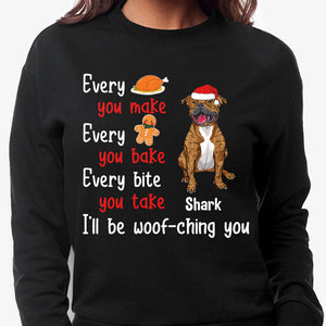 Every Turkey You Make Every Gingerbread You Bake, Personalized Custom Sweaters, T Shirts, Christmas Gifts For Dog Lovers