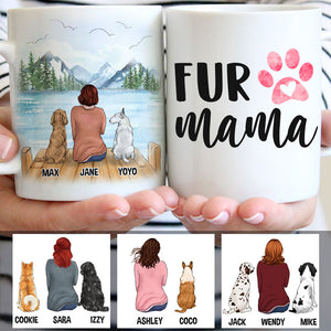 Fur Mama, Customized Mugs for Dog Lovers, Personalized Mother's Day gifts