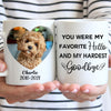 You Are My Farorite Hello, Photo Mugs, Customized Mug, Personalized Gift for Pet Lovers