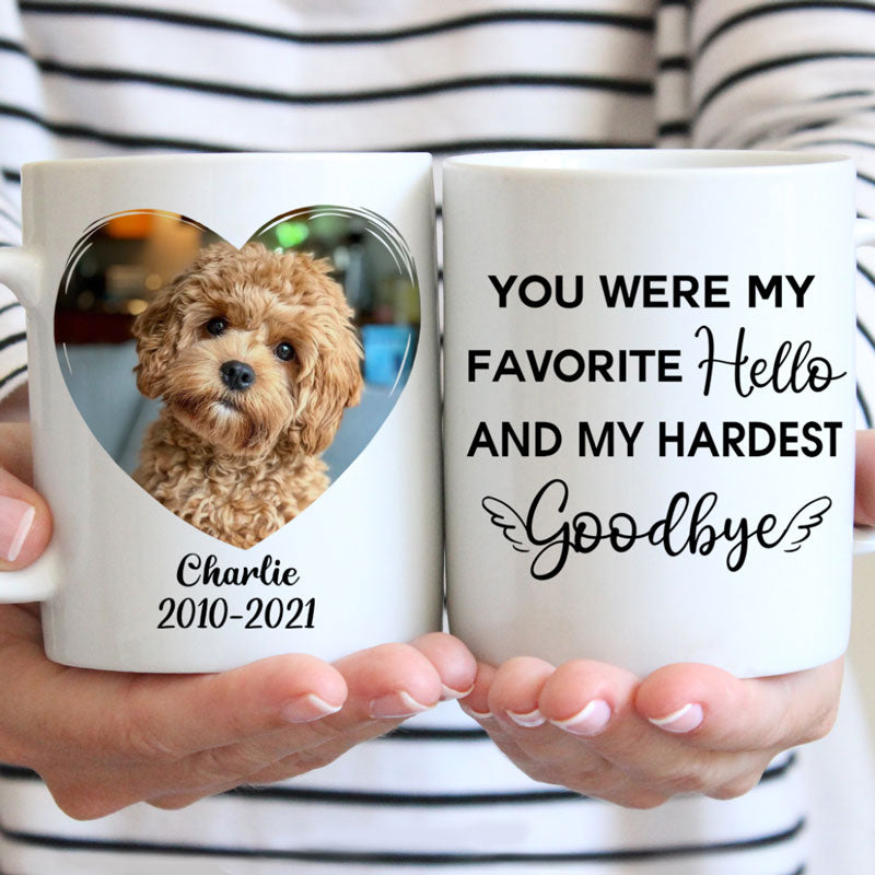 Discover You Are My Farorite Hello, Photo Mugs, Customized Mug, Personalized Gift for Pet Lovers