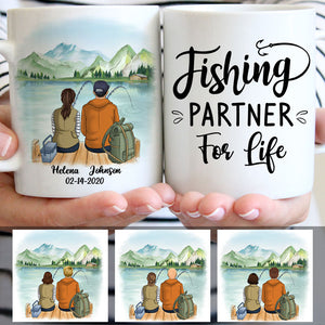 Fishing Partner for Life, Customized mug, Anniversary gifts, Personali -  PersonalFury