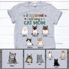 Reasons Being A Cat Mom, Custom Shirt, Personalized Gifts for Cat Lovers
